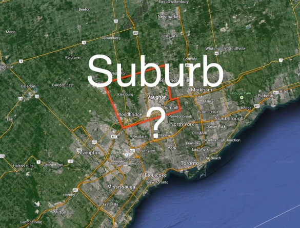 Is Vaughan a Suburb?